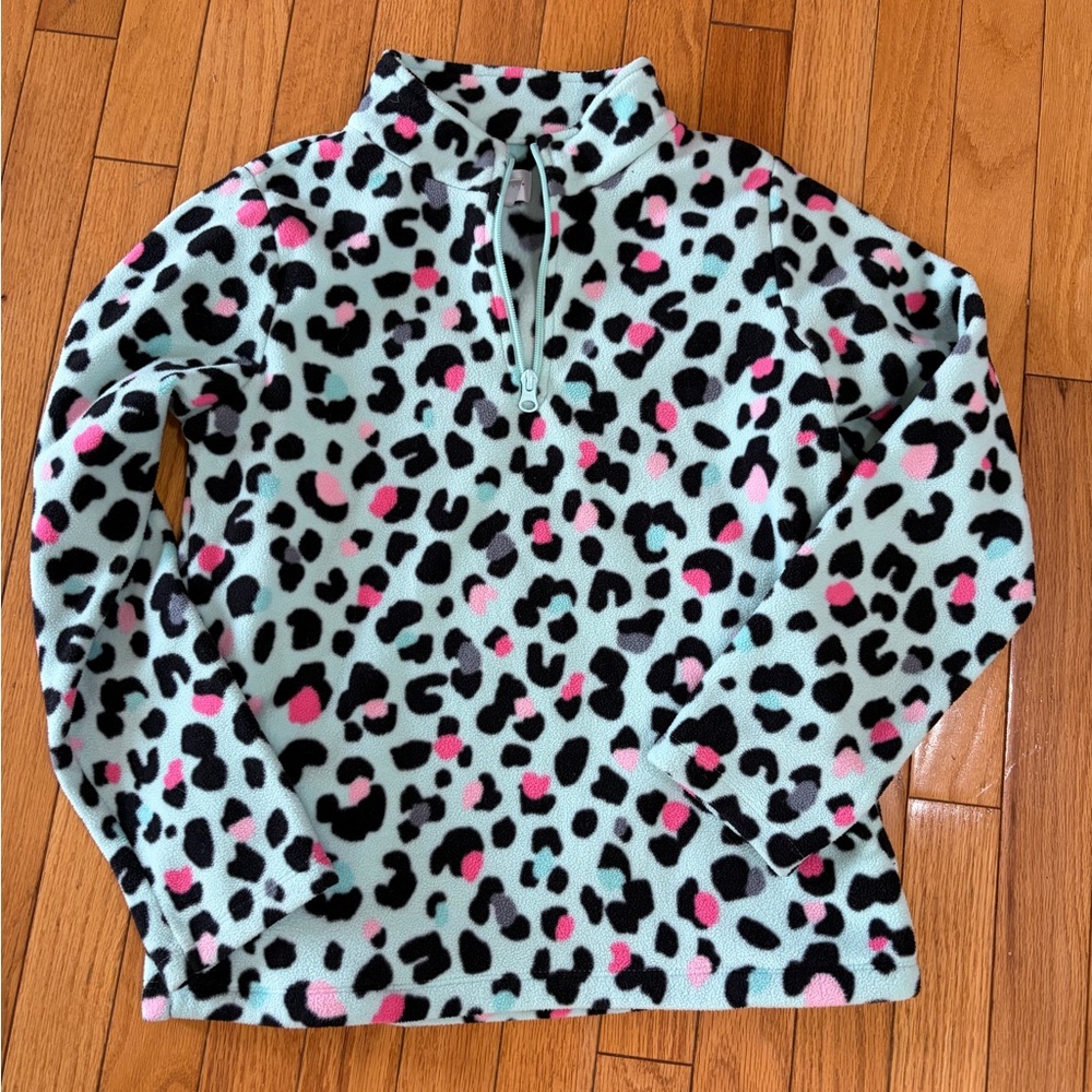 The Children's Place Leopard Print Sweatshirt - Black, Pink, White